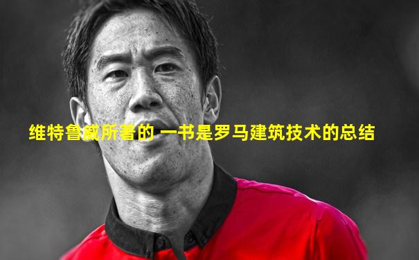 维特鲁威所著的 一书是罗马建筑技术的总结